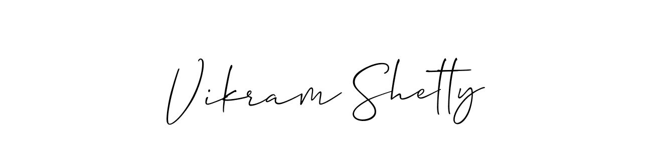 Make a beautiful signature design for name Vikram Shetty. Use this online signature maker to create a handwritten signature for free. Vikram Shetty signature style 2 images and pictures png