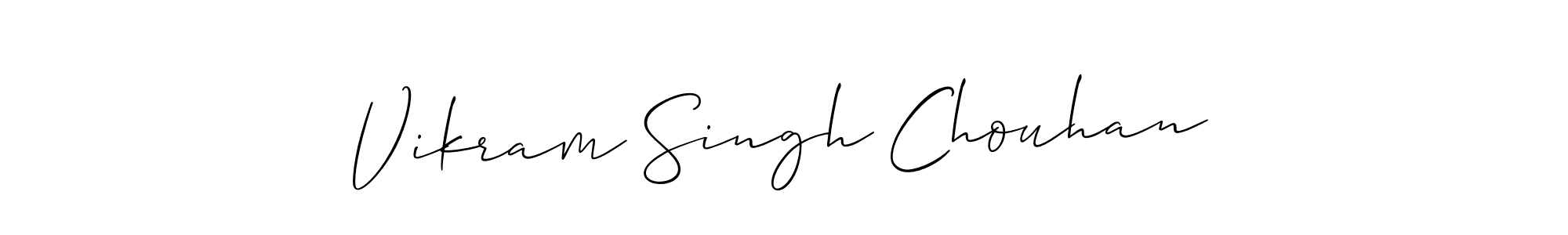 Make a beautiful signature design for name Vikram Singh Chouhan. With this signature (Allison_Script) style, you can create a handwritten signature for free. Vikram Singh Chouhan signature style 2 images and pictures png