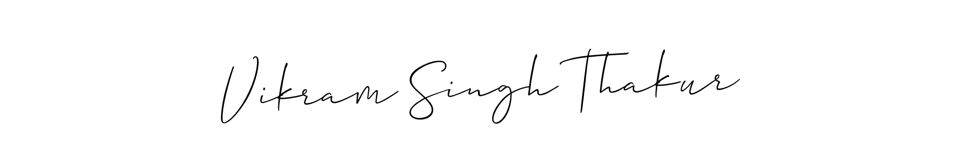 Make a beautiful signature design for name Vikram Singh Thakur. With this signature (Allison_Script) style, you can create a handwritten signature for free. Vikram Singh Thakur signature style 2 images and pictures png