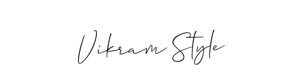 Best and Professional Signature Style for Vikram Style. Allison_Script Best Signature Style Collection. Vikram Style signature style 2 images and pictures png