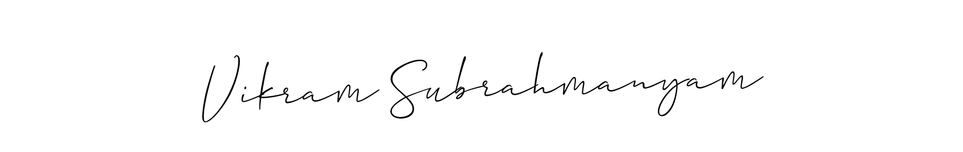 Here are the top 10 professional signature styles for the name Vikram Subrahmanyam. These are the best autograph styles you can use for your name. Vikram Subrahmanyam signature style 2 images and pictures png