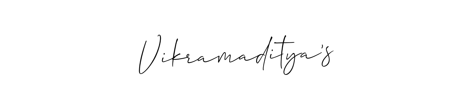 Best and Professional Signature Style for Vikramaditya’s. Allison_Script Best Signature Style Collection. Vikramaditya’s signature style 2 images and pictures png