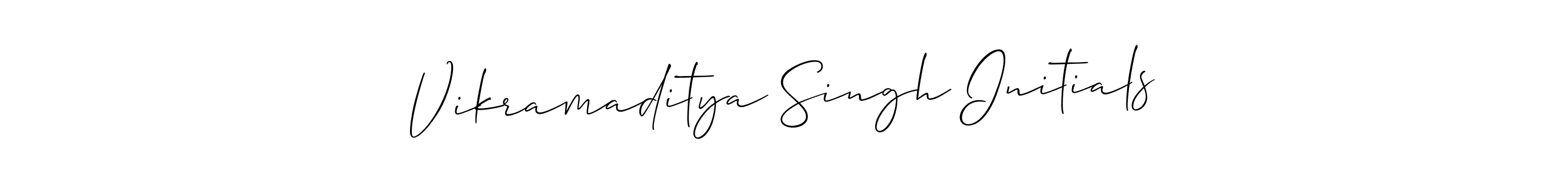 Vikramaditya Singh Initials stylish signature style. Best Handwritten Sign (Allison_Script) for my name. Handwritten Signature Collection Ideas for my name Vikramaditya Singh Initials. Vikramaditya Singh Initials signature style 2 images and pictures png