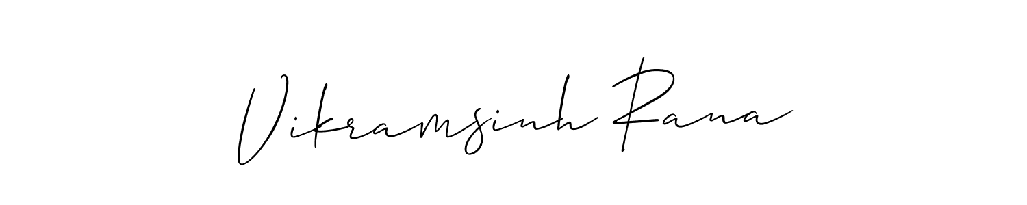Best and Professional Signature Style for Vikramsinh Rana. Allison_Script Best Signature Style Collection. Vikramsinh Rana signature style 2 images and pictures png