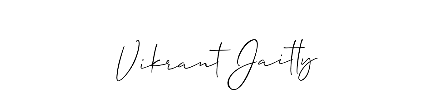 Best and Professional Signature Style for Vikrant Jaitly. Allison_Script Best Signature Style Collection. Vikrant Jaitly signature style 2 images and pictures png