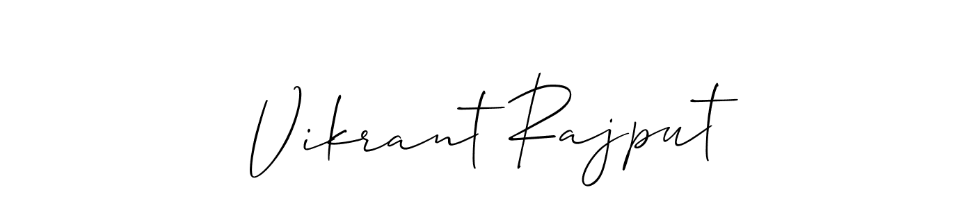 It looks lik you need a new signature style for name Vikrant Rajput. Design unique handwritten (Allison_Script) signature with our free signature maker in just a few clicks. Vikrant Rajput signature style 2 images and pictures png