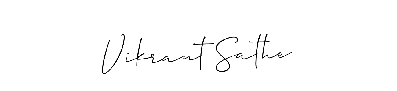 You can use this online signature creator to create a handwritten signature for the name Vikrant Sathe. This is the best online autograph maker. Vikrant Sathe signature style 2 images and pictures png