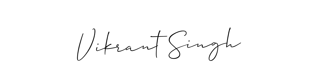 Make a short Vikrant Singh signature style. Manage your documents anywhere anytime using Allison_Script. Create and add eSignatures, submit forms, share and send files easily. Vikrant Singh signature style 2 images and pictures png