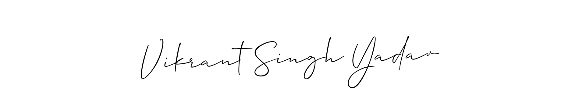 See photos of Vikrant Singh Yadav official signature by Spectra . Check more albums & portfolios. Read reviews & check more about Allison_Script font. Vikrant Singh Yadav signature style 2 images and pictures png