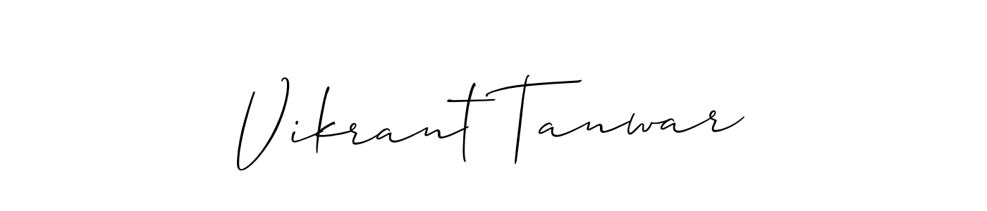 Similarly Allison_Script is the best handwritten signature design. Signature creator online .You can use it as an online autograph creator for name Vikrant Tanwar. Vikrant Tanwar signature style 2 images and pictures png