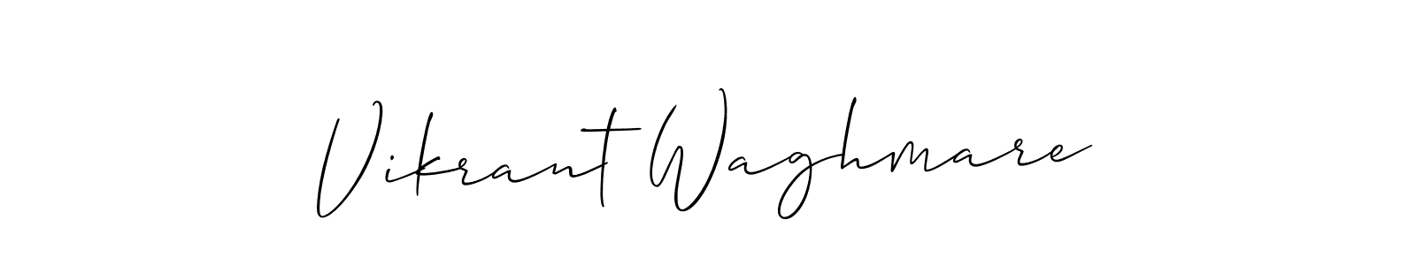 Design your own signature with our free online signature maker. With this signature software, you can create a handwritten (Allison_Script) signature for name Vikrant Waghmare. Vikrant Waghmare signature style 2 images and pictures png