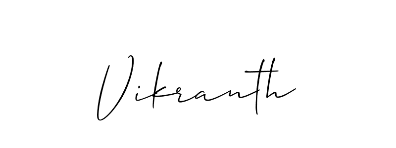 Make a short Vikranth signature style. Manage your documents anywhere anytime using Allison_Script. Create and add eSignatures, submit forms, share and send files easily. Vikranth signature style 2 images and pictures png