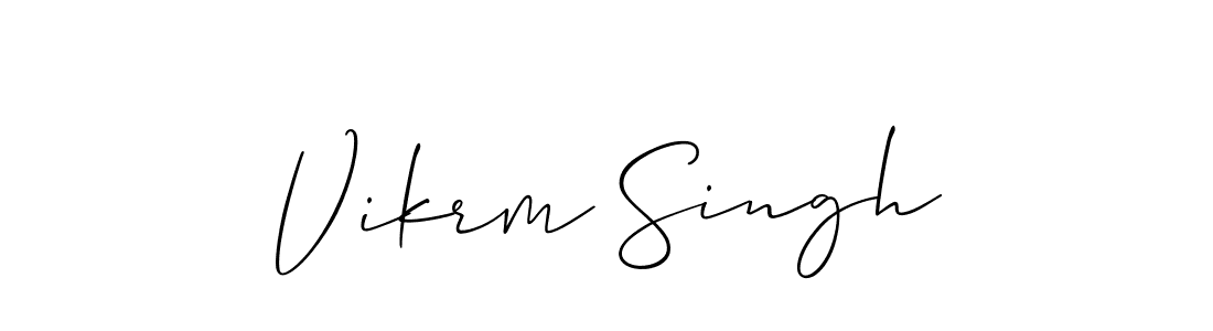 Here are the top 10 professional signature styles for the name Vikrm Singh. These are the best autograph styles you can use for your name. Vikrm Singh signature style 2 images and pictures png