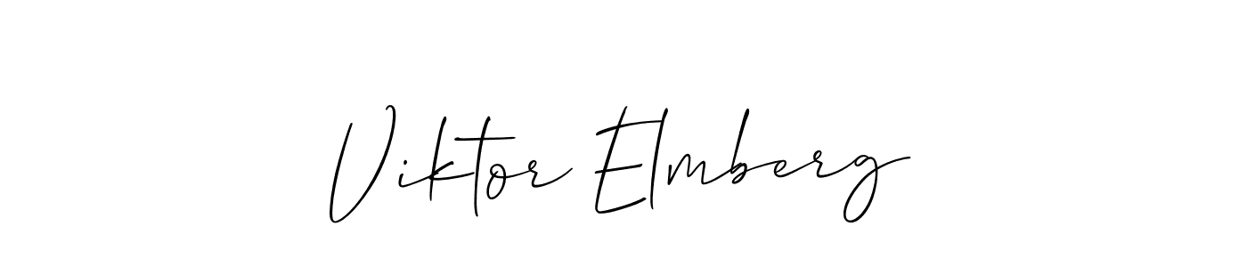 Once you've used our free online signature maker to create your best signature Allison_Script style, it's time to enjoy all of the benefits that Viktor Elmberg name signing documents. Viktor Elmberg signature style 2 images and pictures png