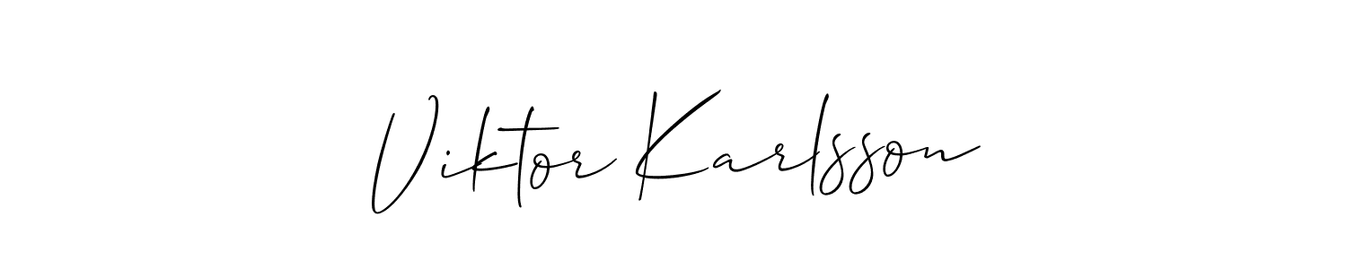 Once you've used our free online signature maker to create your best signature Allison_Script style, it's time to enjoy all of the benefits that Viktor Karlsson name signing documents. Viktor Karlsson signature style 2 images and pictures png