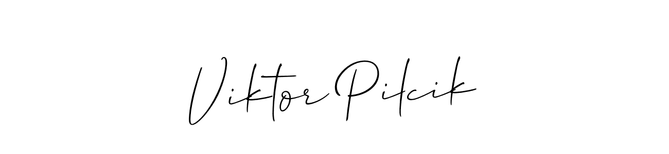 Check out images of Autograph of Viktor Pilcik name. Actor Viktor Pilcik Signature Style. Allison_Script is a professional sign style online. Viktor Pilcik signature style 2 images and pictures png