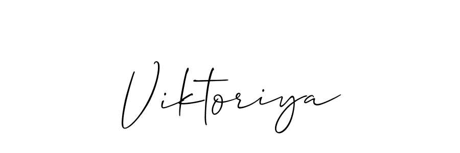 Create a beautiful signature design for name Viktoriya. With this signature (Allison_Script) fonts, you can make a handwritten signature for free. Viktoriya signature style 2 images and pictures png