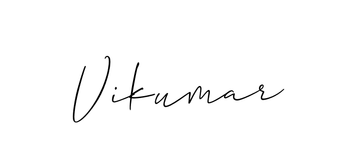 Make a short Vikumar signature style. Manage your documents anywhere anytime using Allison_Script. Create and add eSignatures, submit forms, share and send files easily. Vikumar signature style 2 images and pictures png
