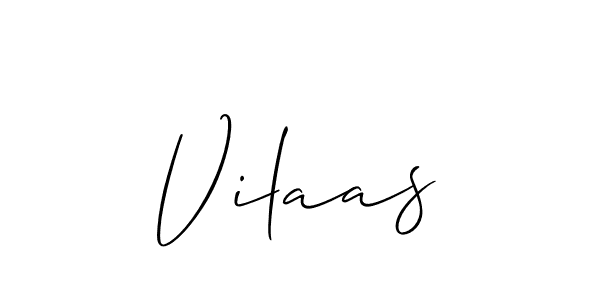 Best and Professional Signature Style for Vilaas. Allison_Script Best Signature Style Collection. Vilaas signature style 2 images and pictures png