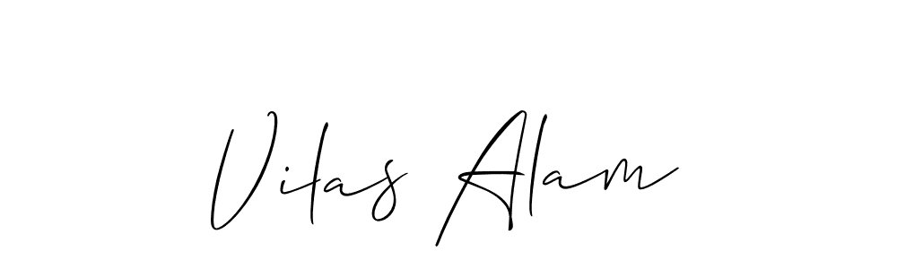 Vilas Alam stylish signature style. Best Handwritten Sign (Allison_Script) for my name. Handwritten Signature Collection Ideas for my name Vilas Alam. Vilas Alam signature style 2 images and pictures png