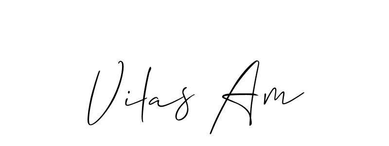 Once you've used our free online signature maker to create your best signature Allison_Script style, it's time to enjoy all of the benefits that Vilas Am name signing documents. Vilas Am signature style 2 images and pictures png