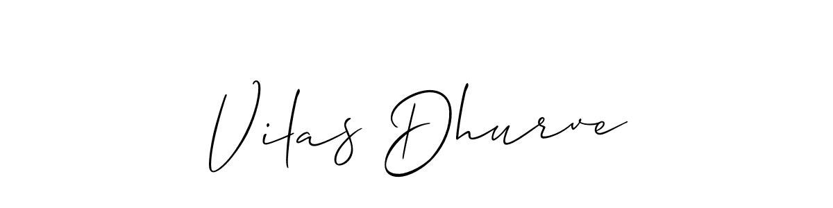 Make a short Vilas Dhurve signature style. Manage your documents anywhere anytime using Allison_Script. Create and add eSignatures, submit forms, share and send files easily. Vilas Dhurve signature style 2 images and pictures png