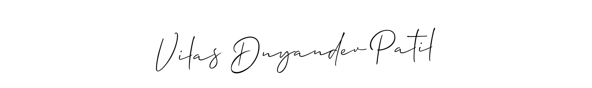 Make a short Vilas Dnyandev Patil signature style. Manage your documents anywhere anytime using Allison_Script. Create and add eSignatures, submit forms, share and send files easily. Vilas Dnyandev Patil signature style 2 images and pictures png