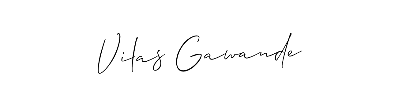 if you are searching for the best signature style for your name Vilas Gawande. so please give up your signature search. here we have designed multiple signature styles  using Allison_Script. Vilas Gawande signature style 2 images and pictures png