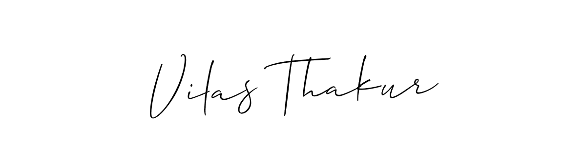 The best way (Allison_Script) to make a short signature is to pick only two or three words in your name. The name Vilas Thakur include a total of six letters. For converting this name. Vilas Thakur signature style 2 images and pictures png