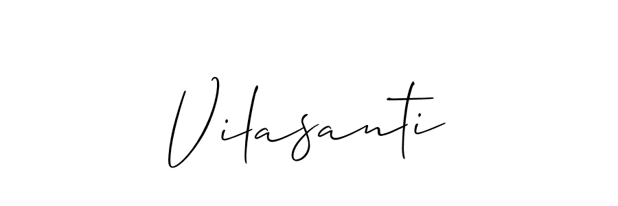 if you are searching for the best signature style for your name Vilasanti. so please give up your signature search. here we have designed multiple signature styles  using Allison_Script. Vilasanti signature style 2 images and pictures png