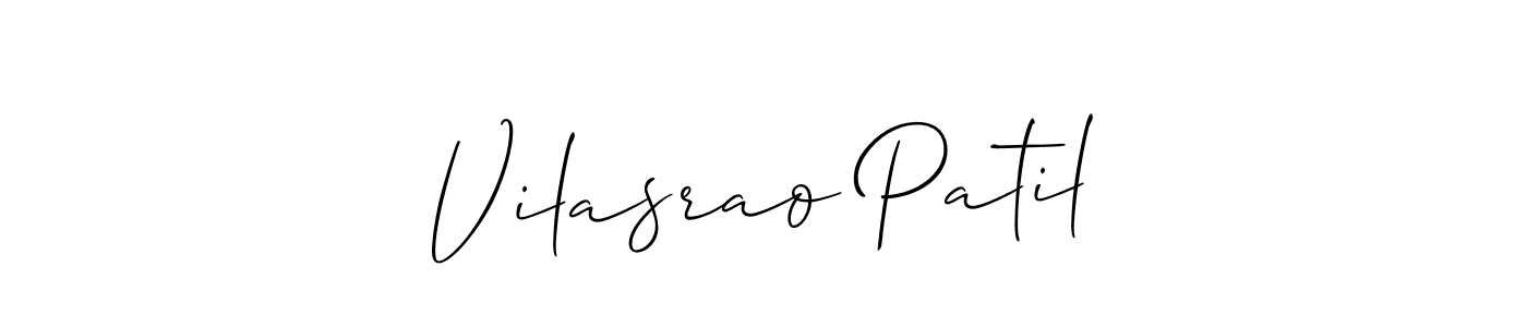 It looks lik you need a new signature style for name Vilasrao Patil. Design unique handwritten (Allison_Script) signature with our free signature maker in just a few clicks. Vilasrao Patil signature style 2 images and pictures png