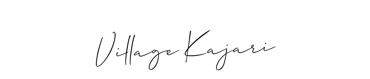Make a beautiful signature design for name Village Kajari. Use this online signature maker to create a handwritten signature for free. Village Kajari signature style 2 images and pictures png
