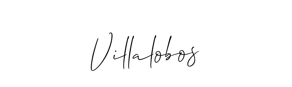 How to make Villalobos name signature. Use Allison_Script style for creating short signs online. This is the latest handwritten sign. Villalobos signature style 2 images and pictures png