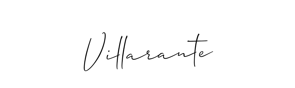 Also we have Villarante name is the best signature style. Create professional handwritten signature collection using Allison_Script autograph style. Villarante signature style 2 images and pictures png