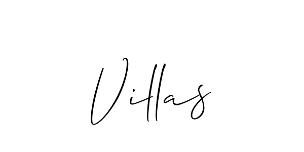 You should practise on your own different ways (Allison_Script) to write your name (Villas) in signature. don't let someone else do it for you. Villas signature style 2 images and pictures png