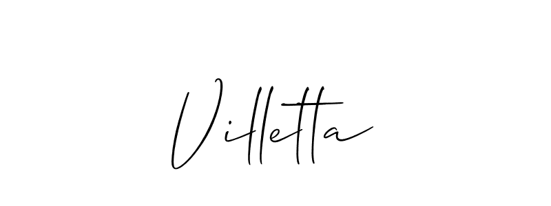 Once you've used our free online signature maker to create your best signature Allison_Script style, it's time to enjoy all of the benefits that Villetta name signing documents. Villetta signature style 2 images and pictures png