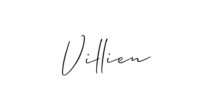 Allison_Script is a professional signature style that is perfect for those who want to add a touch of class to their signature. It is also a great choice for those who want to make their signature more unique. Get Villien name to fancy signature for free. Villien signature style 2 images and pictures png