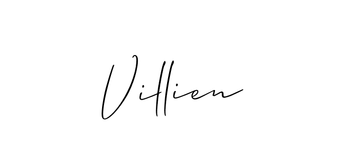 Allison_Script is a professional signature style that is perfect for those who want to add a touch of class to their signature. It is also a great choice for those who want to make their signature more unique. Get Villien name to fancy signature for free. Villien signature style 2 images and pictures png