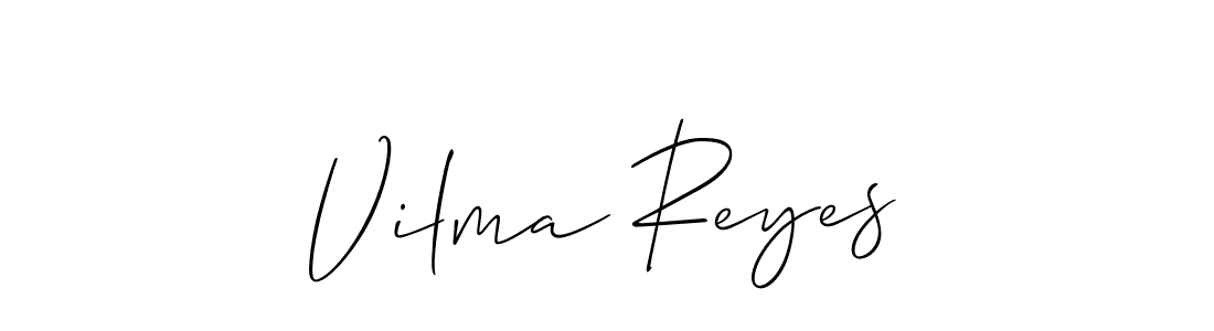 if you are searching for the best signature style for your name Vilma Reyes. so please give up your signature search. here we have designed multiple signature styles  using Allison_Script. Vilma Reyes signature style 2 images and pictures png