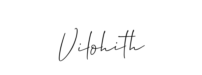 Here are the top 10 professional signature styles for the name Vilohith. These are the best autograph styles you can use for your name. Vilohith signature style 2 images and pictures png