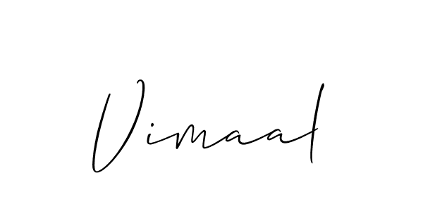 Make a beautiful signature design for name Vimaal. Use this online signature maker to create a handwritten signature for free. Vimaal signature style 2 images and pictures png