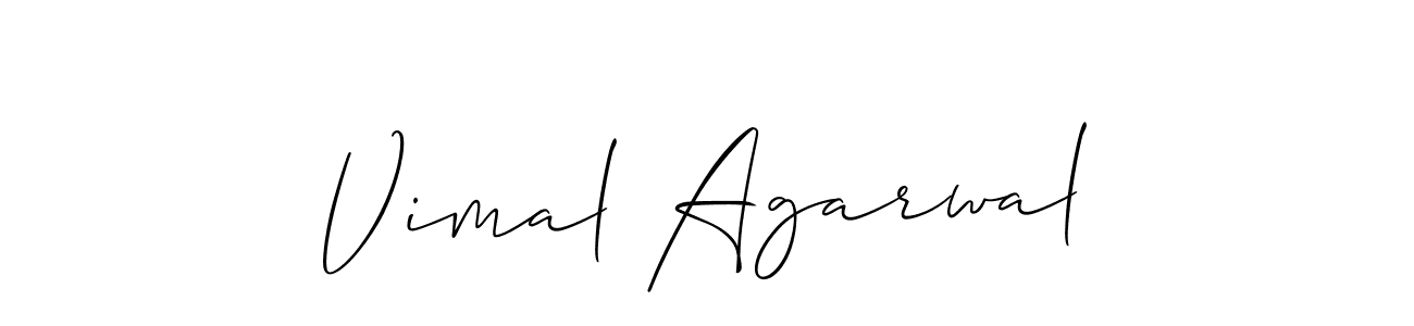 Best and Professional Signature Style for Vimal Agarwal. Allison_Script Best Signature Style Collection. Vimal Agarwal signature style 2 images and pictures png