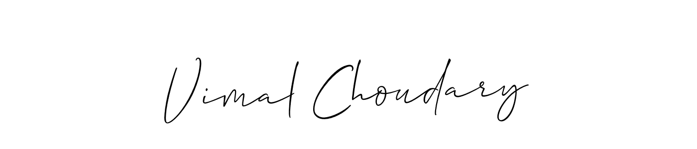 Similarly Allison_Script is the best handwritten signature design. Signature creator online .You can use it as an online autograph creator for name Vimal Choudary. Vimal Choudary signature style 2 images and pictures png