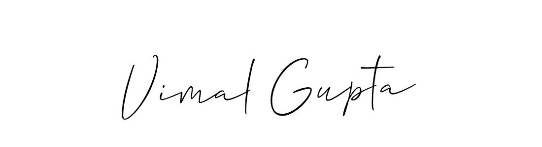 Make a beautiful signature design for name Vimal Gupta. Use this online signature maker to create a handwritten signature for free. Vimal Gupta signature style 2 images and pictures png