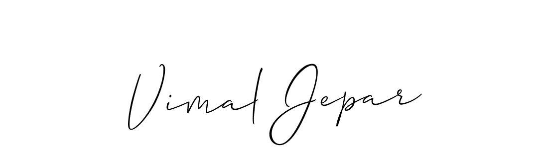 This is the best signature style for the Vimal Jepar name. Also you like these signature font (Allison_Script). Mix name signature. Vimal Jepar signature style 2 images and pictures png