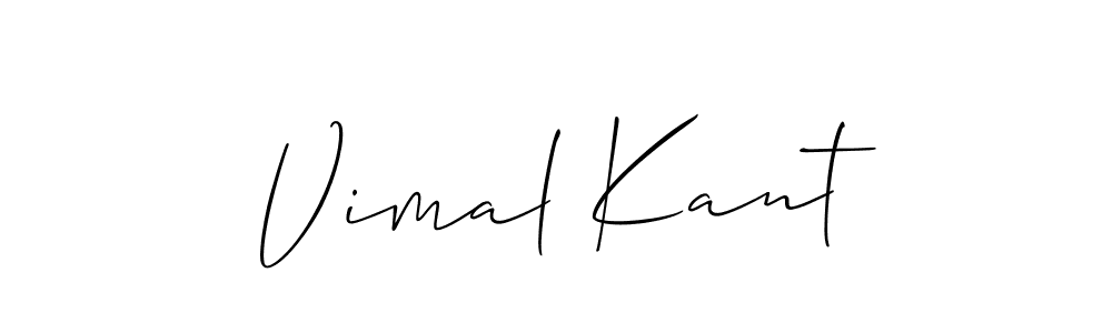 How to make Vimal Kant signature? Allison_Script is a professional autograph style. Create handwritten signature for Vimal Kant name. Vimal Kant signature style 2 images and pictures png