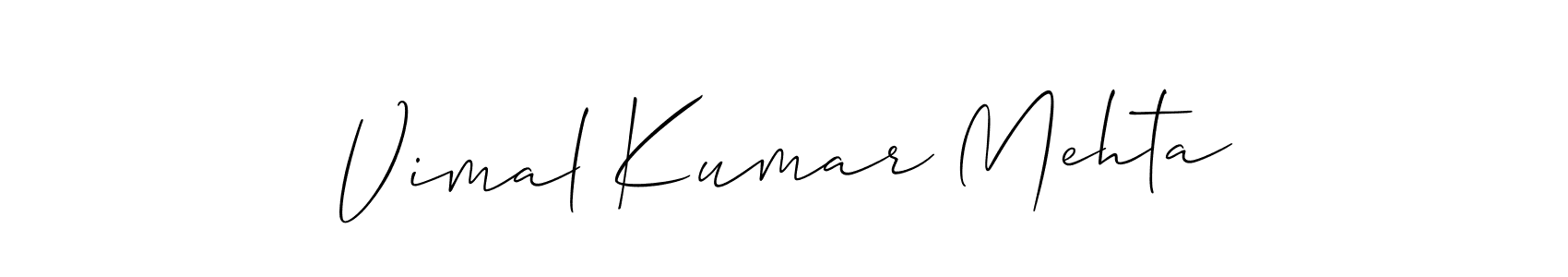 Best and Professional Signature Style for Vimal Kumar Mehta. Allison_Script Best Signature Style Collection. Vimal Kumar Mehta signature style 2 images and pictures png