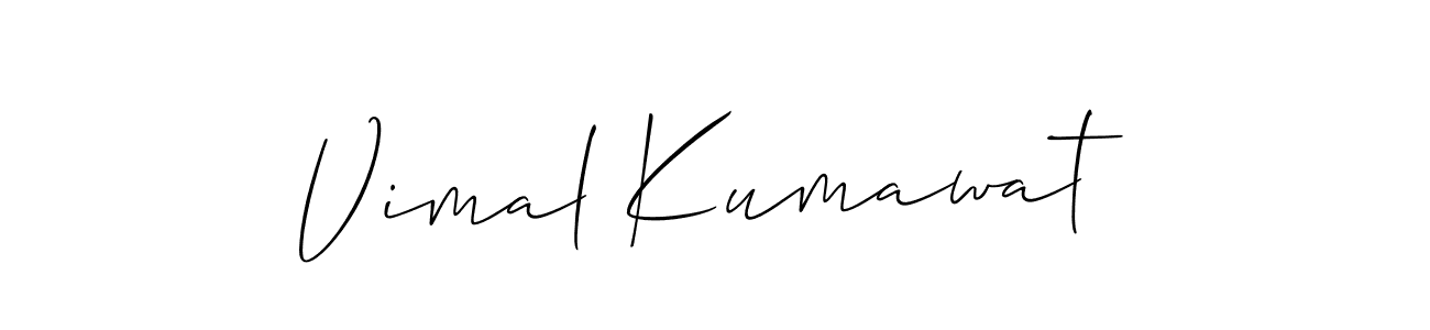 Make a beautiful signature design for name Vimal Kumawat. Use this online signature maker to create a handwritten signature for free. Vimal Kumawat signature style 2 images and pictures png