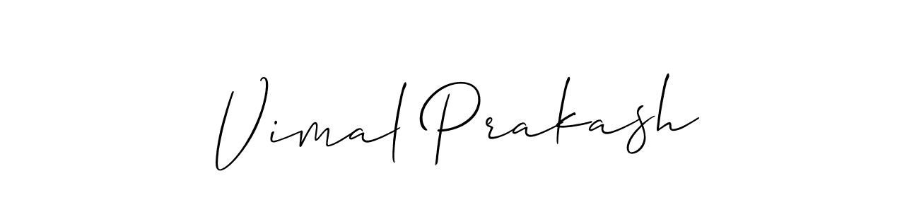 Also You can easily find your signature by using the search form. We will create Vimal Prakash name handwritten signature images for you free of cost using Allison_Script sign style. Vimal Prakash signature style 2 images and pictures png