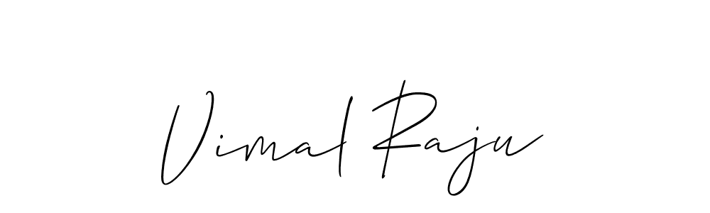 Also we have Vimal Raju name is the best signature style. Create professional handwritten signature collection using Allison_Script autograph style. Vimal Raju signature style 2 images and pictures png